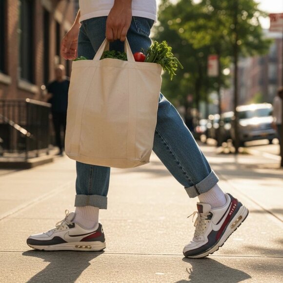 Size 11.5 - Nike Air Max White and Red - Picture 7 of 8